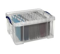 Really Useful Storage Box 48 Litre Clear, Clear
