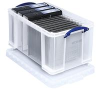Really Useful Plastic Storage Box 48 Litre Clear - 48CCB