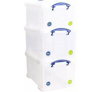 Really Useful Storage Box 48 Litre Clear, Clear