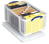 Really Useful Boxes Storage Box Extra 64 L Transparent Plastic 44 x 71 x 31 cm