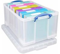 Really Useful Plastic Storage Box 64 Litre CLEAR Single