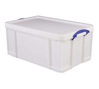 Really Useful Box Plastic Storage Box 64 L White 44 x 71 x 31 cm