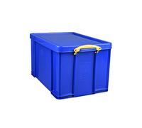 Really Useful Plastic Storage Box 84 Litre Solid Blue