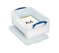 Really Useful Plastic Storage Box 9 Litre Clear - 9CCB
