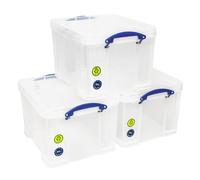 Really Useful Plastic Storage Box Bonus Pack 3x35 Litre Clear - This product is designed with premium quality and reliable performance in mind It