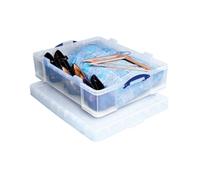 Really Useful 70 Litre Box and Lid, Clear