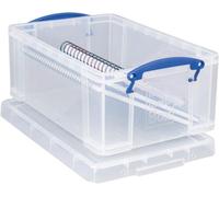 Really Useful Box Plastic Storage 5 Litre with XL Lid Clear