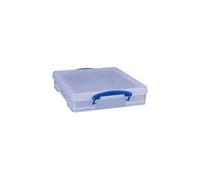 Really Useful Plastic Storage Box With Lid & Handles - 7 Litre Clear