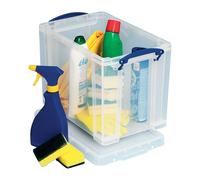 Really Useful Products Really Useful Plastic Storage Box 19 Litre Clear (19CCB)