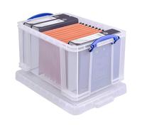 Really Useful Products Really Useful Plastic Storage Box 48 Litre Clear (48CCB)
