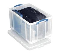 Really Useful Products Really Useful Plastic Storage Box 84 Litre Clear (84CCB)