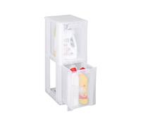 Really Useful Slimline 2 Drawer Storage Tower 11.5L Clear ST2x11.5C