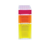 Really Useful Slimline 3 Drawer Storage Tower Clear/Ast ST3.5x6x11.5CS
