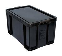 Really Useful Storage Box 84 Litre Solid Black