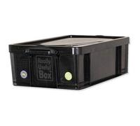 Really Useful Storage Box Plastic Recycled Robust Stackable 50 Litre W440xD710xH230mm Black - Ref 50L