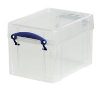 Really Useful Boxes Storage Box 3 L Transparent Plastic 24.5 x 18 x 16 cm