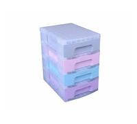Really Useful Storage Drawer Unit Pastel 4x7 Litre, Asstd Pastel