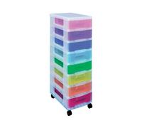 Really Useful Storage Tower with 8 Drawers Multicoloured DT1007