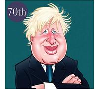 Really Wild Cards Boris Johnson 70th Birthday Greeting Sound Card Blank Inside RWSN19