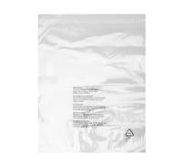 Realm Clear Transparent Plastic Self Seal Garment Clothing Retail Bags With Safety Warning Various Sizes Various Pack Sizes (10 inch x 12 inch Pack of 100)