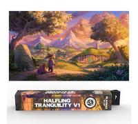 Realm Guard - 14x24 Stitched Thick Premium TCG/MTG Playmat (Halfling Tranquility) (V1)