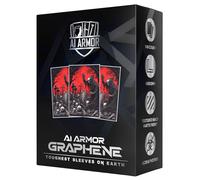 Realm Guard Graphene -100ct Textured Matte TCG/MTG Art Sleeves (Red/Black Necromancer)