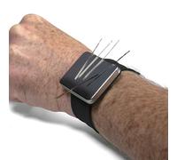 Realm Magnetic Pin Cushion - Square Sewing Pin Holder with Strong Magnet & Non-Slip Base for Pins, Needles & Clips | Ideal for Tailors, Quilters & Crafters