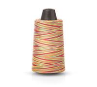 Realm Multi Coloured, Rainbow, Overlocking Sewing Machine Polyester Thread 3000 Yards (C)