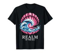 Realm of The Sea - Shell Wave Design T-Shirt