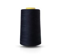 Realm Single Overlocking Sewing Machine Polyester Thread 5000 Yards Cones White Black Natural Navy Red (Navy)