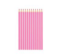 Realm Tailors Chalk Pencils, Dressmaking Dressmakers Chalk Pencil for Marking Fabric, Pack of 12, 4 Colours (Pink)
