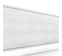 Realm White Pencil Pleat Curtain Header Tape, Detachable Curtain, Sizes 25mm 1 Inch, 50mm 2 Inch, 75mm 3 Inch (3" 4m)