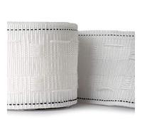 Realm White Pencil Pleat Curtain Header Tape, Detachable Curtain, Sizes 25mm 1 Inch, 50mm 2 Inch, 75mm 3 Inch (2" 1m x 2 Pieces)