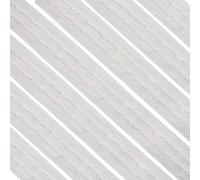 Realm White Pencil Pleat Curtain Header Tape, Detachable Curtain, Sizes 25mm 1 Inch, 50mm 2 Inch, 75mm 3 Inch (1" White 3m)