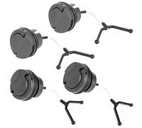 Realman 4pcs Fuel Oil Tank Caps For Husqvarna 545 555 556 436LI 535IXP 536LIXP 550XP-MARK-II 550XP-G Mark-Ii 550XP 550XPG 560XP 560XPG 562XP 562XPG T536LIXP T540IXP
