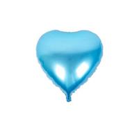 Realmax Heart Foil Balloon (Pack Of 10) Light Blue (One Size)