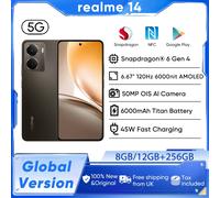 realme 14 5G 12GB-256GB Marrón Metálico (Storm Titanium) Dual SIM