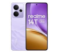 realme 14T 5G Mobile Phone 8+256GB 5G Smartphone, 5260mAh Battery 45W SuperVOOC, Dimensity 6300, 120Hz AMOLED Display, 50MP Camera, IP69, Purple