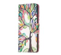 Realme C63/C61 Case, 3D Painting Shockproof PU Leather Flip Notebook Wallet Cover with Magnetic Closure Kickstand Card Holders Soft TPU Bumper Protective Skin for Realme C63/C61 Big tree
