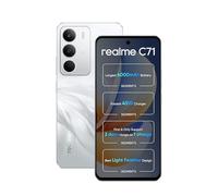 realme C71 Dual SIM Smartphone | 6GB RAM + 128GB Storage | 6.67" 120Hz Display | 50MP AI Camera | 6300mAh Battery | 45W Fast Charging | White Swan | Android 15 | 12m Warranty (White Swan)