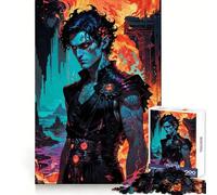 Realms of Fire And Shadow︰ Hades Hard Jigsaw Puzzle for Adults 1000 Pieces Improve Memory Relaxed Mind Sharp Edge Stylish Gift (38x26cm)