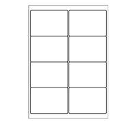 Realpack 100 x A4 Mailing Address Label Sheets Laser Inkjet Printer 8 Label Per Page Size: 99.1mm x 67.7mm