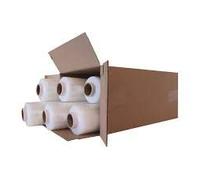 REALPACK® 12 x QUALITY FLUSH CORE CLEAR PALLET STRETCH WRAP STRONG SHRINK FILM - 400mm x 300m IDEAL FOR WRAP FREE FAST SHIPPING