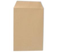 REALPACK® 125 x C4/A4 Manilla Envelopes - Plain Self Seal Brown Envelopes SS 90gsm