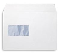 REALPACK® 25 x C5/A5 White Envelopes - Window Self Seal White Envelopes SS 90gsm
