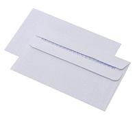 REALPACK® 500 x DL White Envelopes - Plain Self Seal White Envelopes SS 90gsm