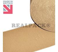 REALPACK® CORRUGATED CARDBOARD PAPER ROLL ROLLS WRAP PAPER CRAFT 30" 750mm X 25m BEST QUALITY