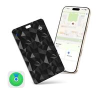 RealPlus Card Rechargeable Wallet Tracker (1.6mm Thin), Works with Apple Find My (iOS Only), Wireless Charge, IP68 Waterproof, for Keys, Luggage, Passports, Backpacks