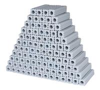 RealPlus Ceramic Bio Filter Media for Aquarium Sump Canister Pond Fish Tank, Vast Surface Area (6.2" Length / 90pcs)