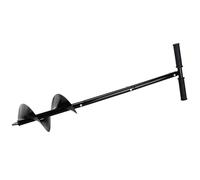 RealPlus Hand Auger Post Hole Digger 6" x 33" Garden Hole Digger Tool Large Manual Earth Auger Drill for Deep Cultivating Seedlings Planting Trees